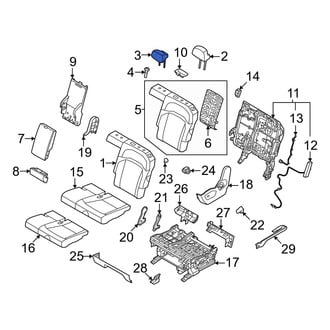 Kia OE - Center Left Headrest