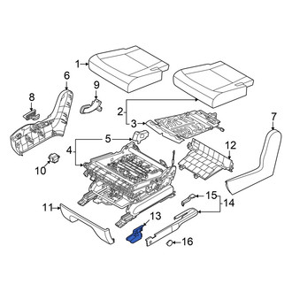 Kia OE - Seat Track Cover