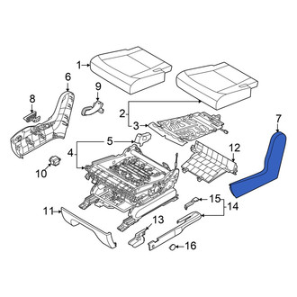 Kia OE - Center Right Outer Seat Trim Panel
