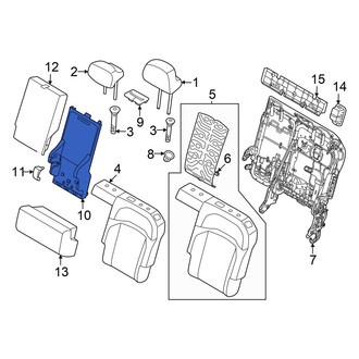 Kia OE - Center Left Seat Armrest Base