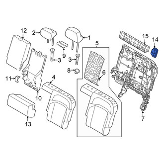 Kia OE - Center Child Restraint Anchor Plate Bezel