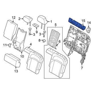 Kia OE - Center Left Seat Back Panel