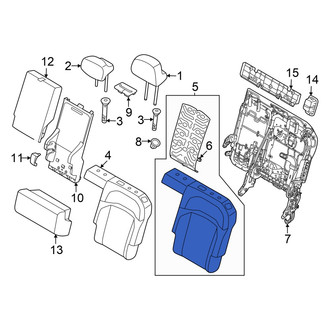 Kia OE - Center Left Seat Back Cushion