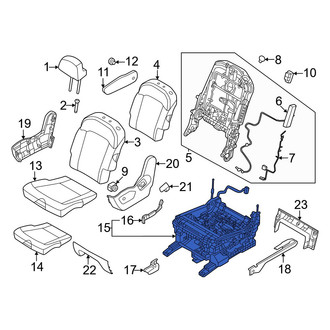 Kia OE - Center Right Seat Track