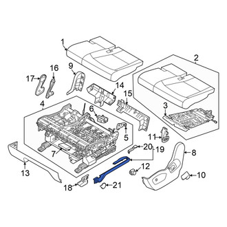 Kia OE - Seat Track Cover