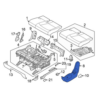 Kia OE - Front Left Inner Seat Trim Panel