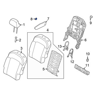 Kia OE - Seat Armrest Cap