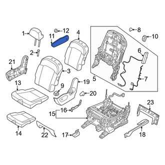 Kia OE - Center Left Seat Armrest