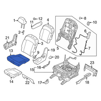 Kia OE - Center Left Seat Cushion Foam