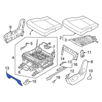 Kia OE - Center Left Outer Seat Trim Panel