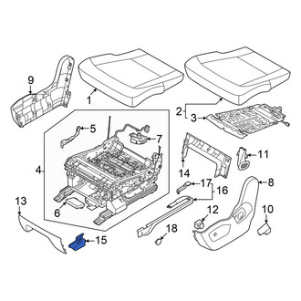 Kia OE - Seat Track Cover