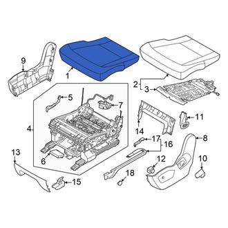 Kia OE - Center Right Seat Cover