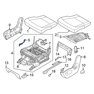 Kia OE - Center Right Seat Frame