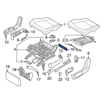Kia OE - Center Rear Seat Trim Panel
