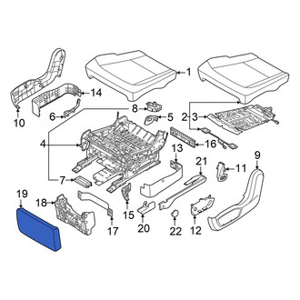 Kia OE - Center Front Seat Cushion Foam