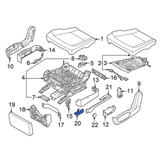 Kia OE - Seat Track Cover