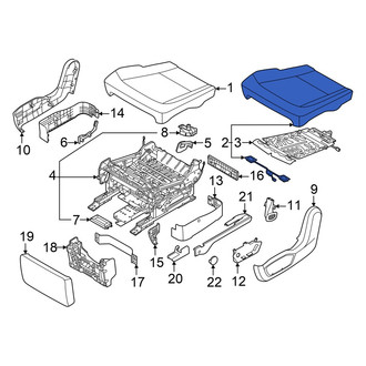 Kia OE - Center Front Seat Cushion Foam