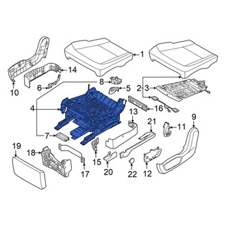 Kia OE - Center Left Seat Frame