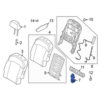 Kia OE - Center Left Climate Controlled Seat Duct