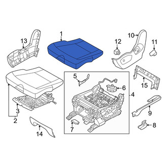Kia OE - Center Right Seat Cover