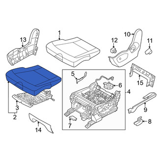 Kia OE - Center Right Seat Cushion Foam