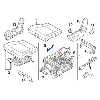 Kia OE - Center Right Seat Belt Receptacle Cover