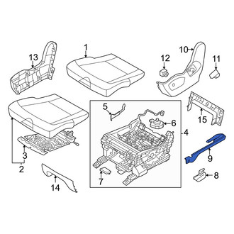 Kia OE - Seat Track Cover