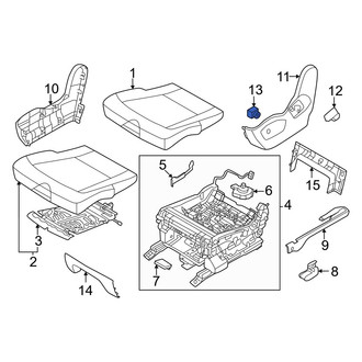Kia OE - Center Left Outer Seat Trim Panel