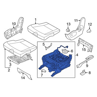 Kia OE - Center Left Seat Track