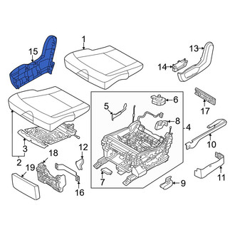 Kia OE - Center Right Outer Seat Trim Panel