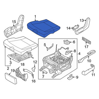 Kia OE - Center Right Seat Cover