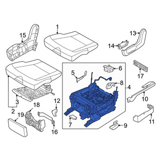 Kia OE - Center Right Seat Track