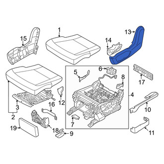 Kia OE - Center Left Outer Seat Trim Panel