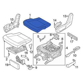 Kia OE - Center Left Seat Cover