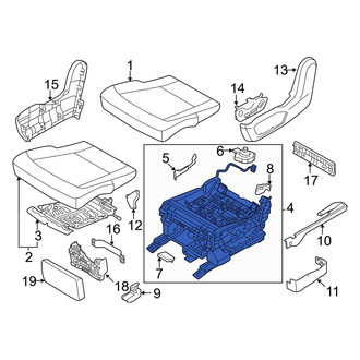 Kia OE - Center Left Seat Track