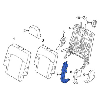 Kia OE - Rear Right Outer Seat Back Recliner Adjustment Mechanism Cover