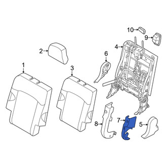 Kia OE - Rear Left Inner Seat Back Recliner Adjustment Mechanism Cover