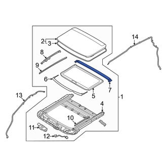 Kia OE - Front Sunroof Drip Rail