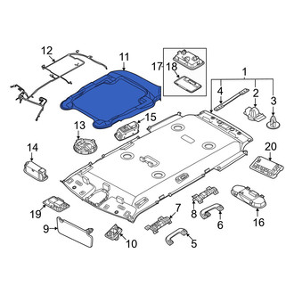Kia OE - Rear Upper Instrument Panel Air Duct