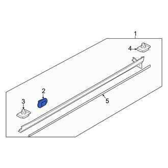 Kia OE - Rocker Panel Molding Clip