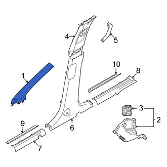 Kia OE - Left Body A-Pillar Trim Panel