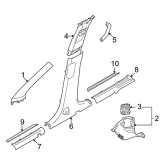 Kia OE - Pillars, Rocker & Floor - Interior Trim