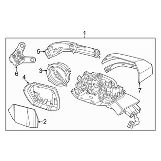 Kia OE - Front Door - Outside Mirrors (With Surround View), (GT-Line / Land)