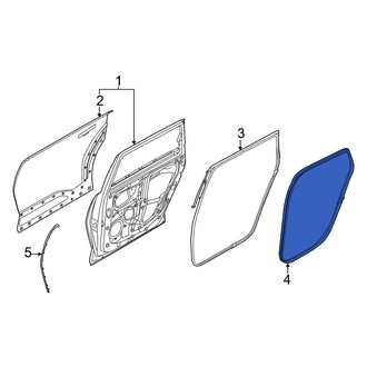 Kia OE - Rear Left Inner Door Seal