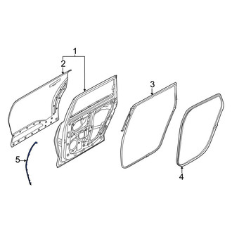 Kia OE - Rear Left Door Shell Seal