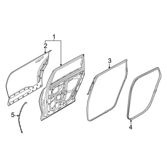 Kia OE - Rear Door - Door & Components