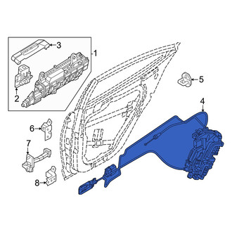 Kia OE - Rear Right Door Latch Assembly