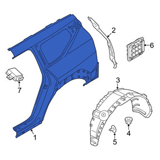 Kia OE - Rear Right Outer Quarter Panel