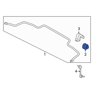 Kia OE - Rear Suspension Stabilizer Bar Bushing