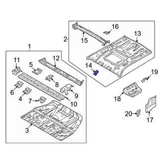 Kia OE - Seat Frame Bracket